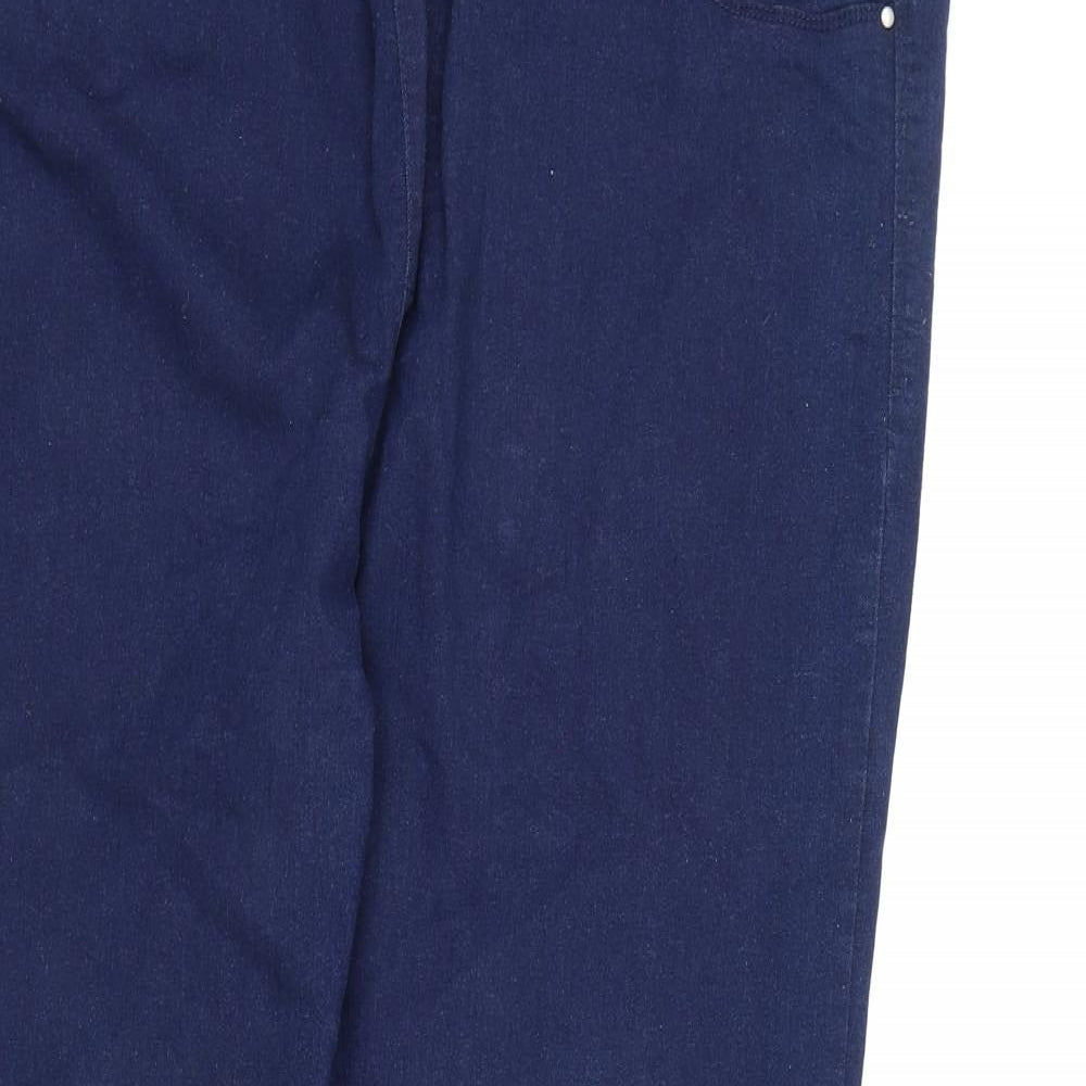 Pep&Co Womens Blue  Denim Jegging Jeans Size 20 L28 in