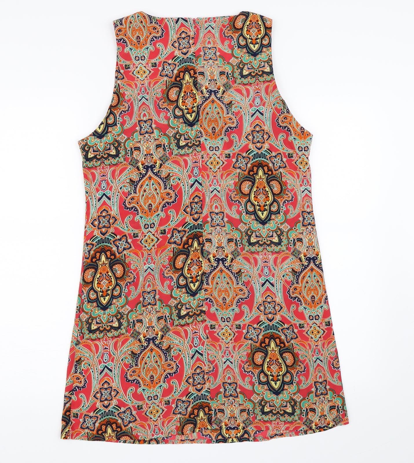 Glamorous Womens Multicoloured Paisley Chiffon A-Line  Size 12