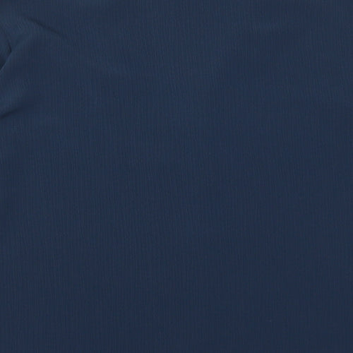 VILA Womens Blue   Basic Button-Up Size L
