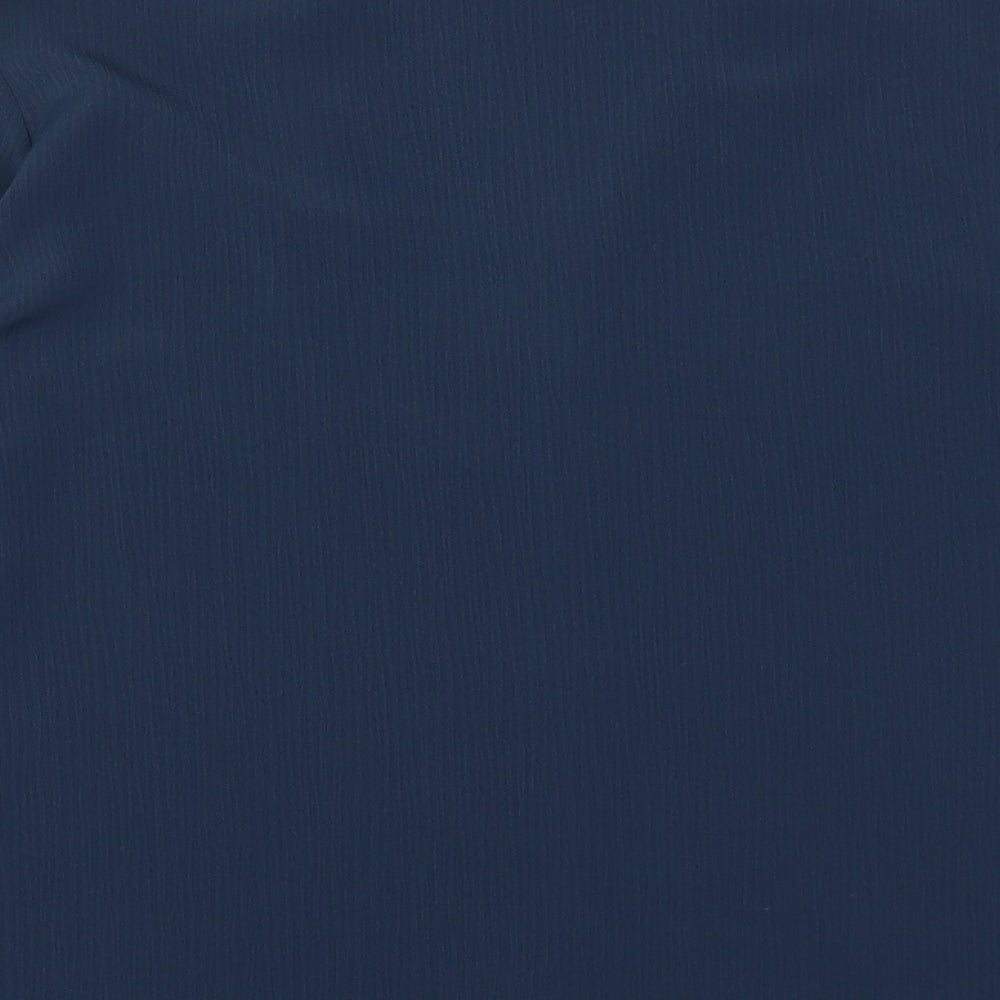 VILA Womens Blue   Basic Button-Up Size L
