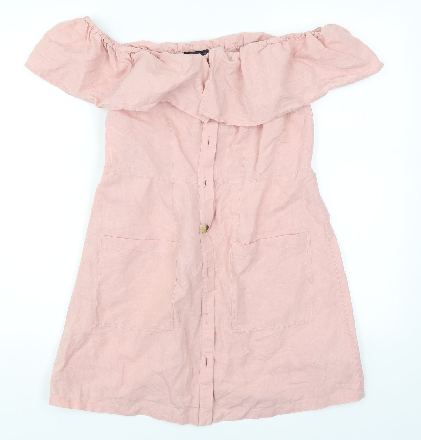 Topshop Womens Pink   A-Line  Size 12