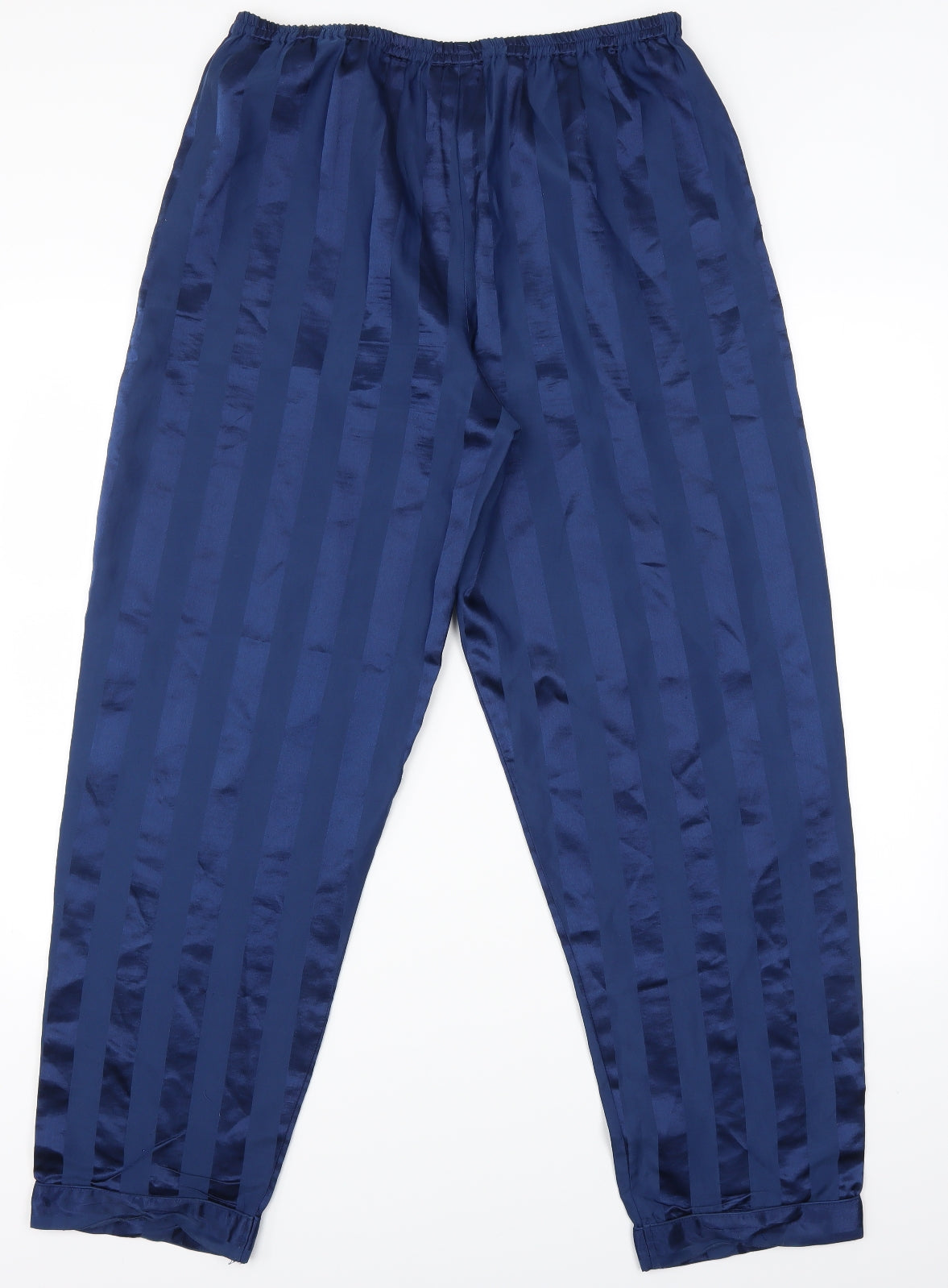 Preworn Mens Blue Striped  Jogger Trousers Size M L29 in