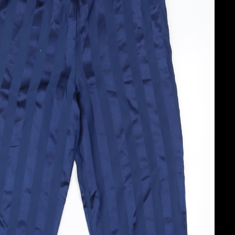 Preworn Mens Blue Striped  Jogger Trousers Size M L29 in