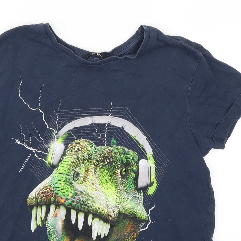 George Boys Blue   Basic T-Shirt Size 9-10 Years