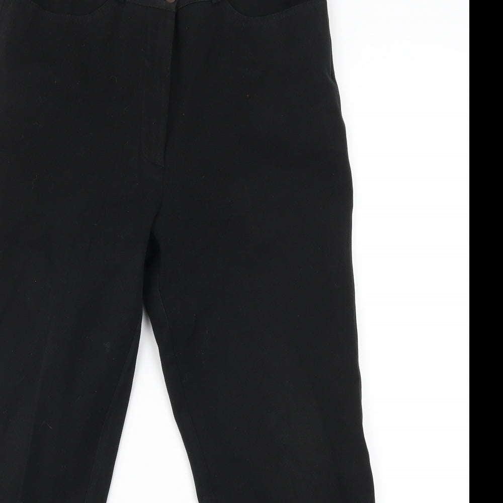 Preworn Womens Black   Cropped Jeans Size 28 in L24 in
