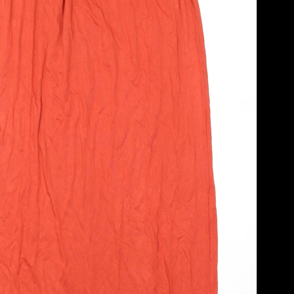Atmosphere Womens Orange   Maxi Skirt Size 6