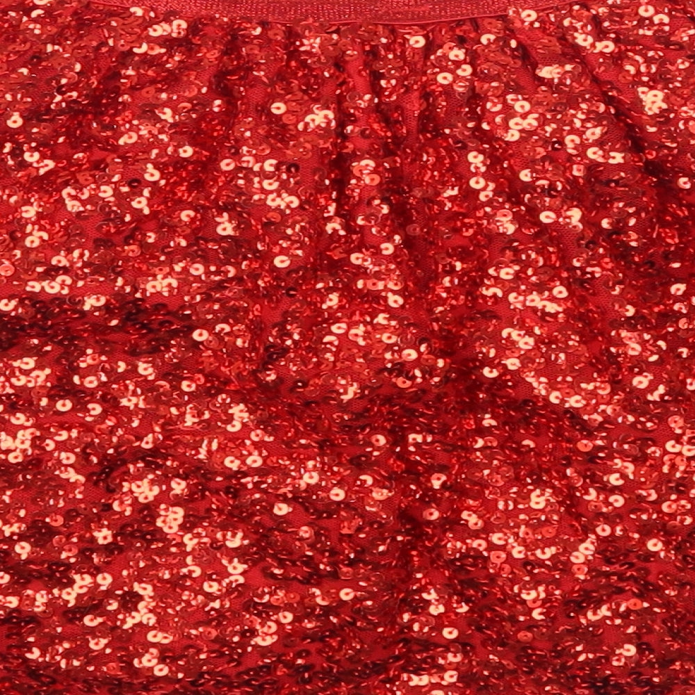George Girls Red   Swing Skirt Size 8-9 Years