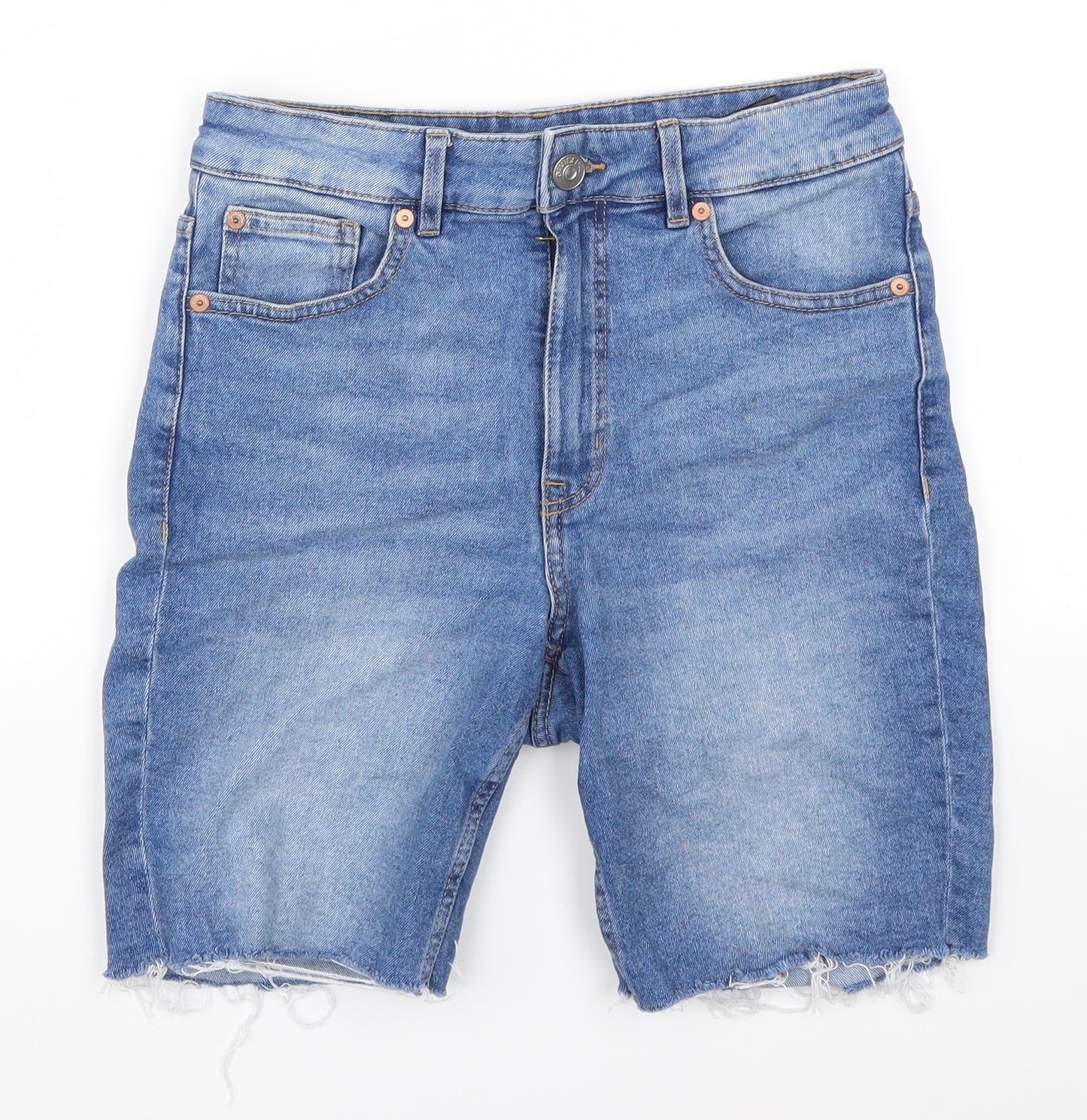 Divided by H&M Womens Blue   Cut-Off Shorts Size 10