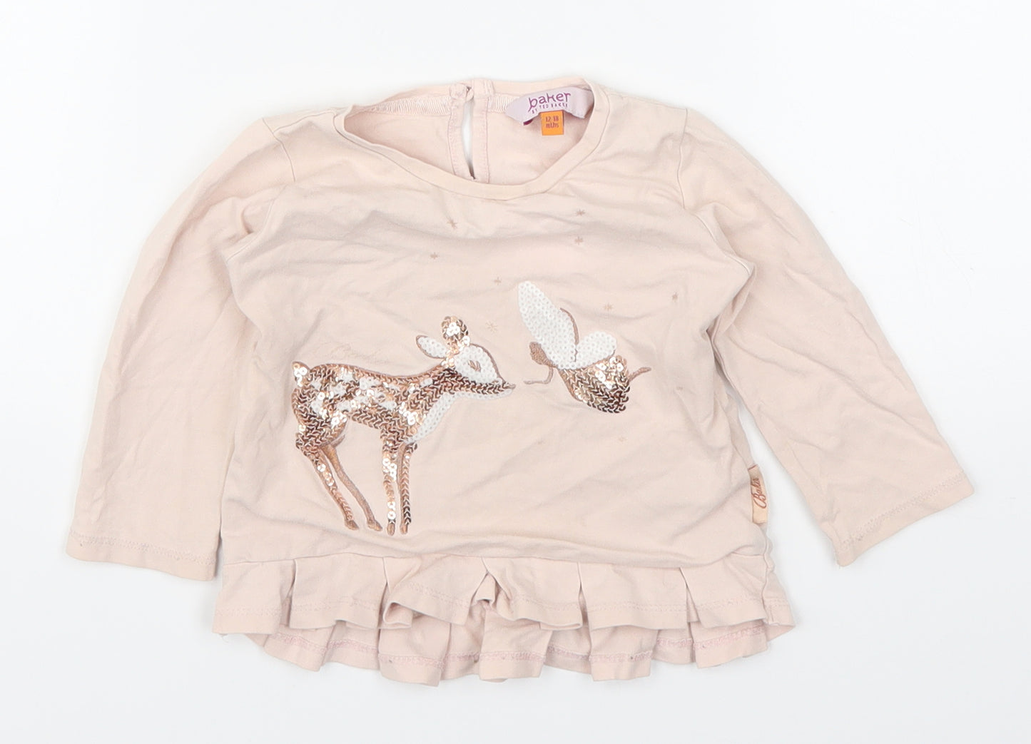 Ted Baker Baby Pink   Basic Blouse Size 12-18 Months