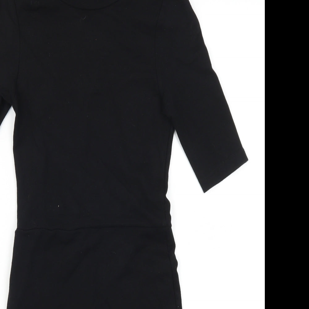 Topshop Womens Black   Bodycon  Size 10