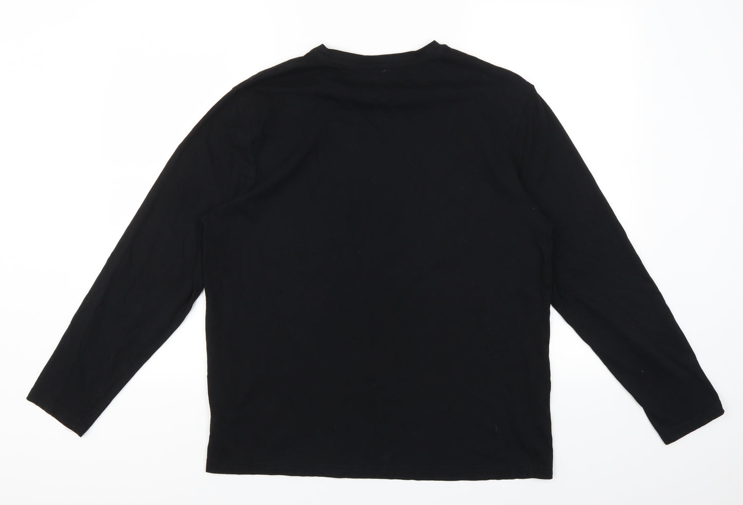 Studio Mens Black    T-Shirt Size L