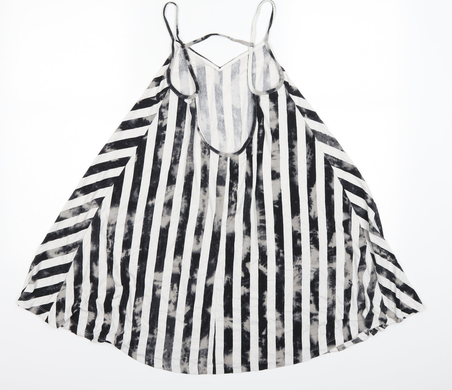 ASOS Womens Grey Striped  Basic Tank Size 10