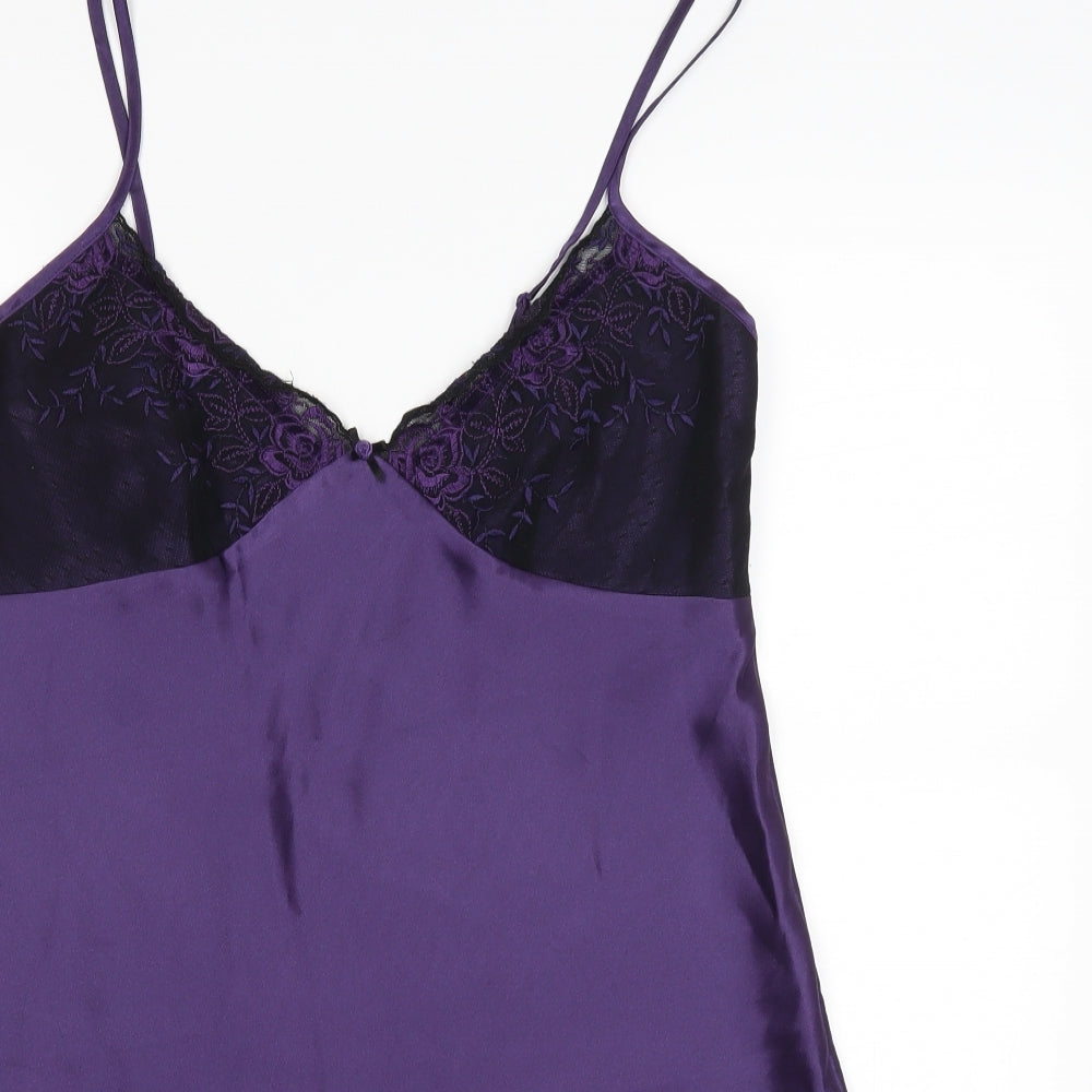 Debenhams Womens Purple   Slip Dress  Size 14