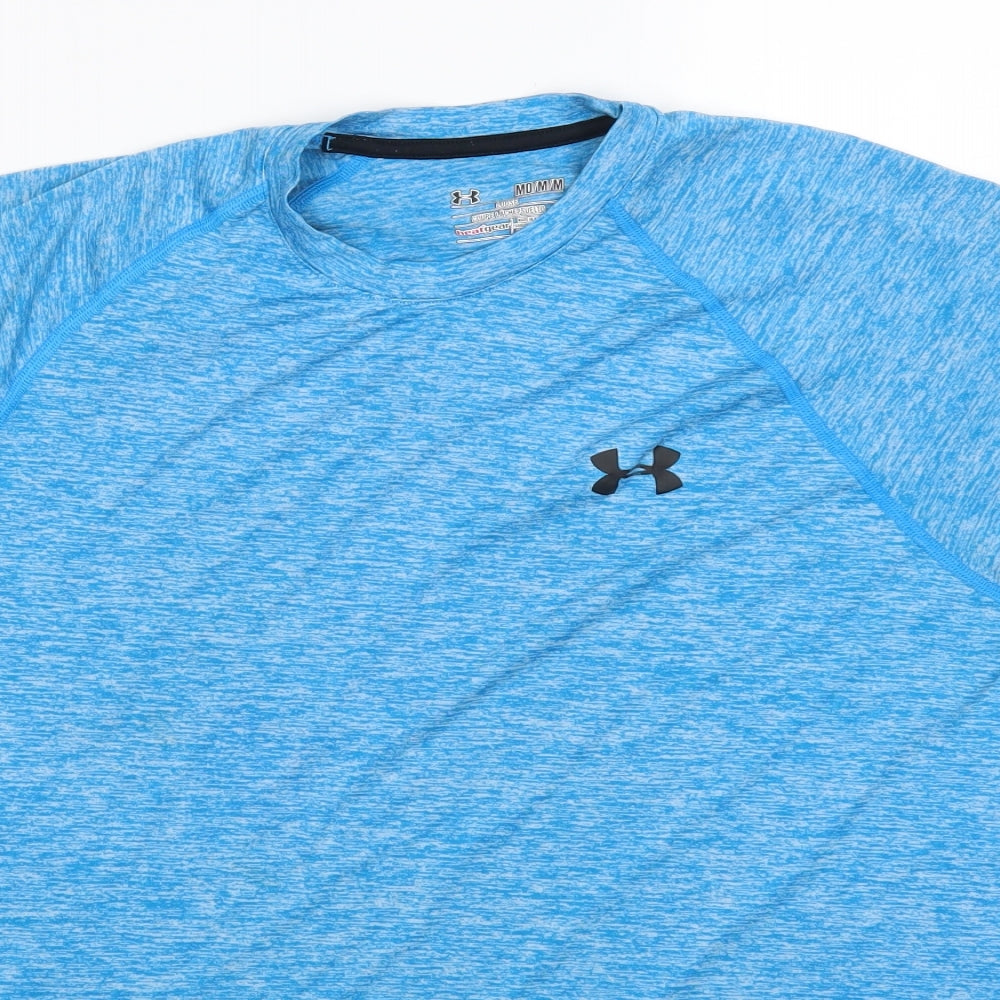 heat gear Mens Blue    T-Shirt Size M