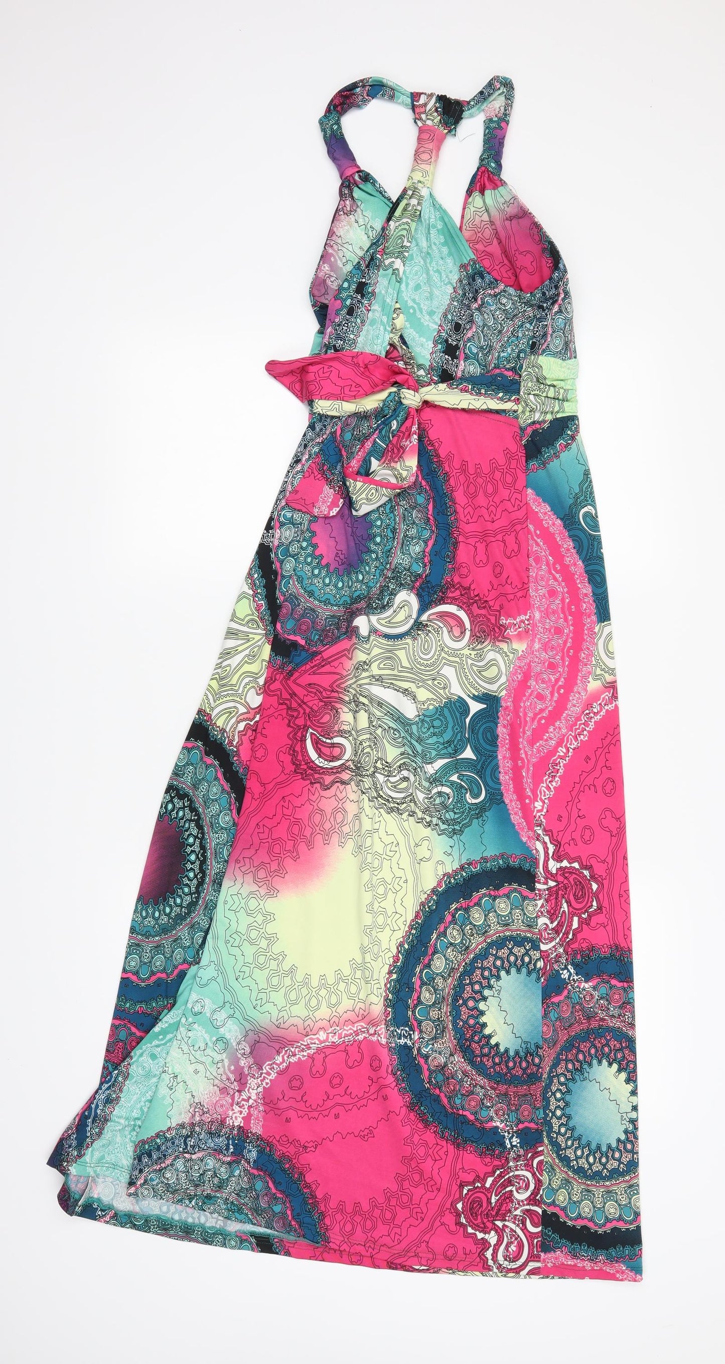 Stella Womens Blue Paisley  Maxi  Size M