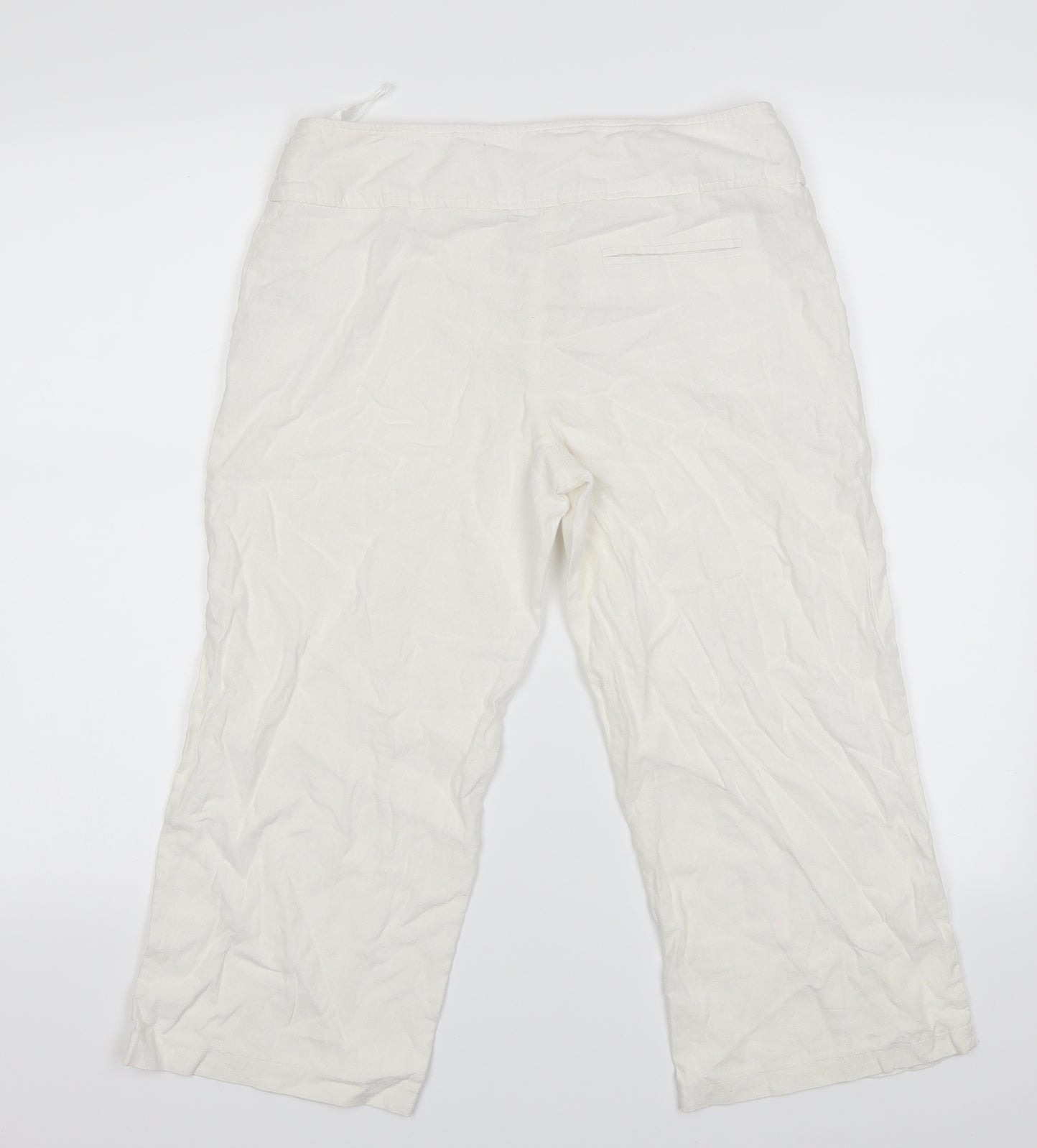 F&F Womens White   Cargo Shorts Size 8