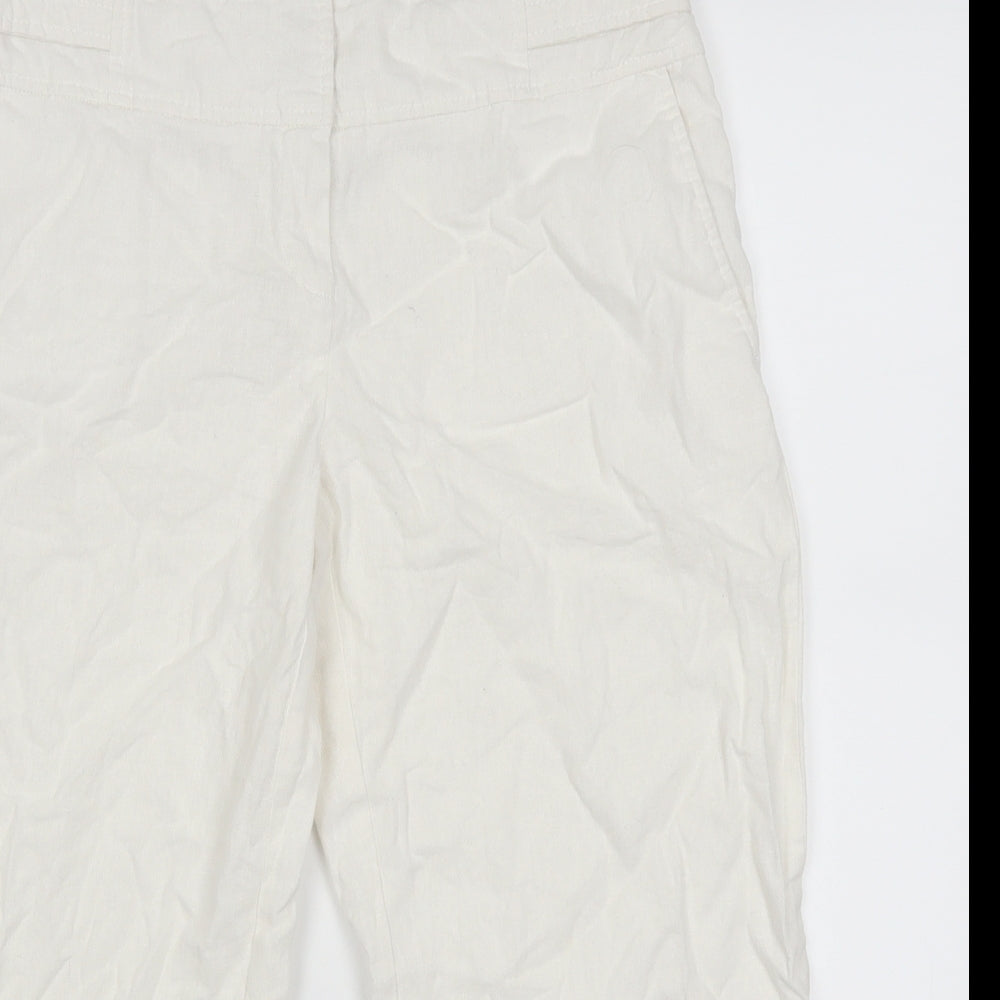 F&F Womens White   Cargo Shorts Size 8