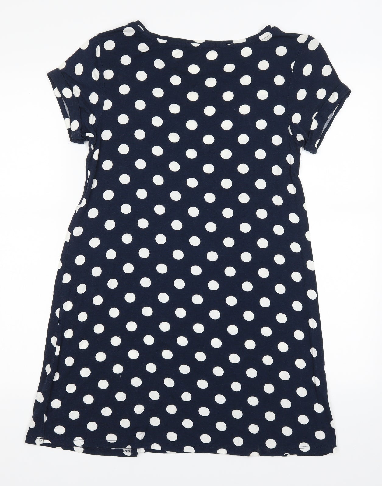 George Womens Blue Polka Dot  T-Shirt Dress  Size 10