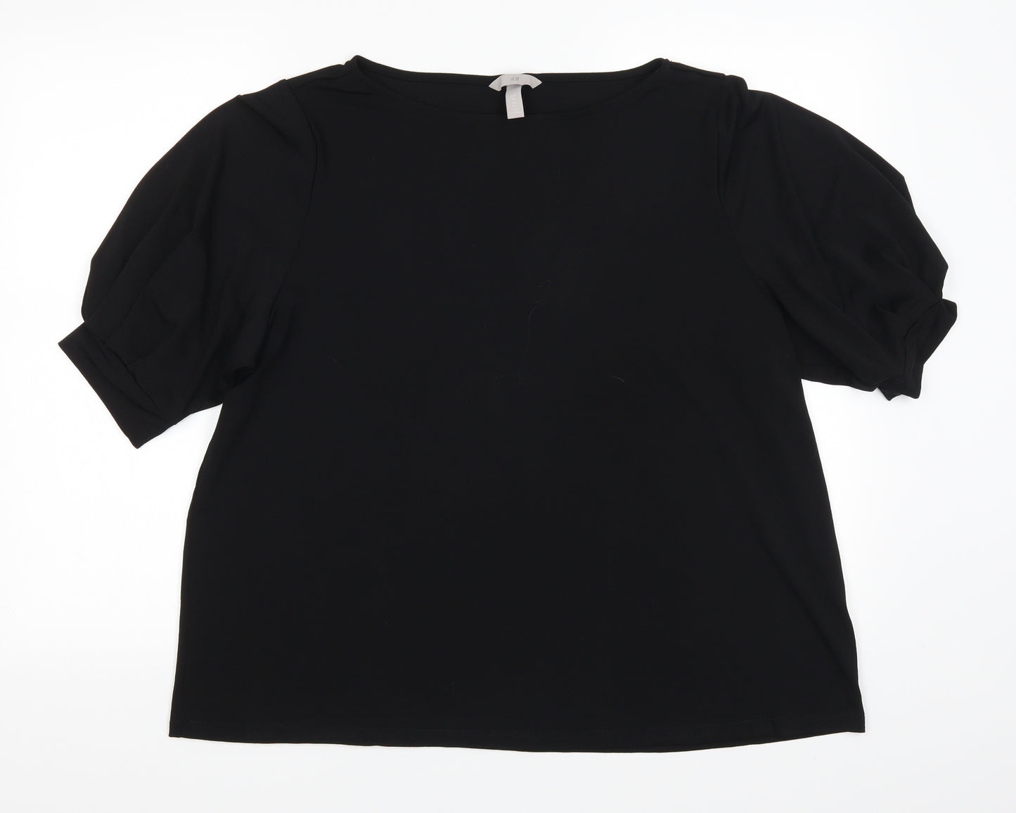 H&M Womens Black   Basic T-Shirt Size XL