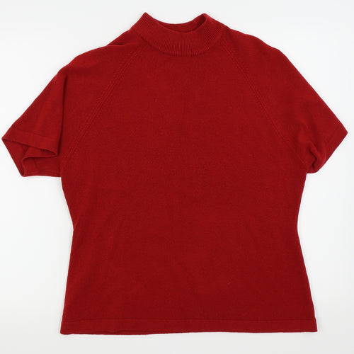 Asda George Womens Red   Basic T-Shirt Size 18