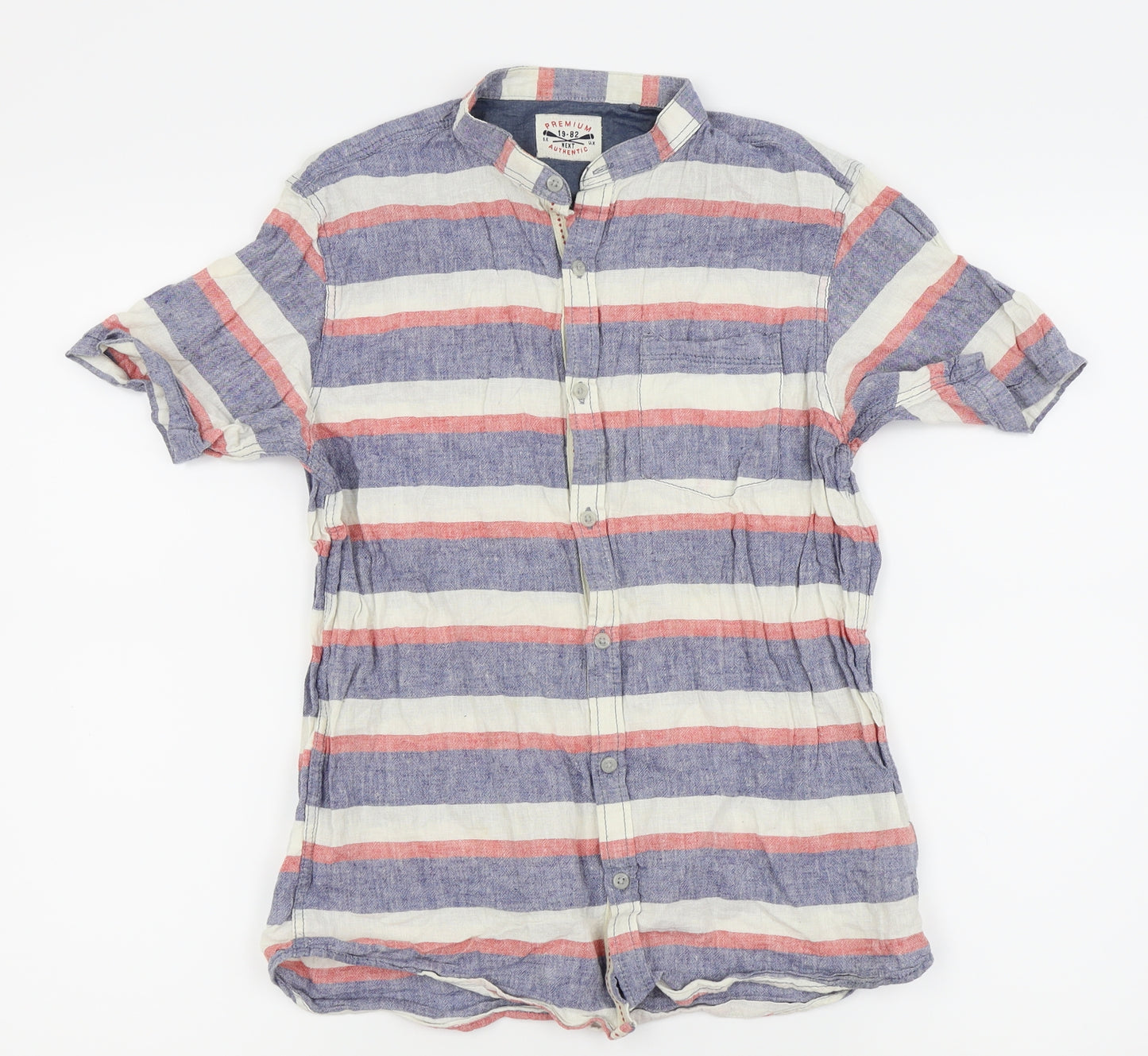 NEXT Boys Multicoloured Striped  Basic Button-Up Size 12 Years