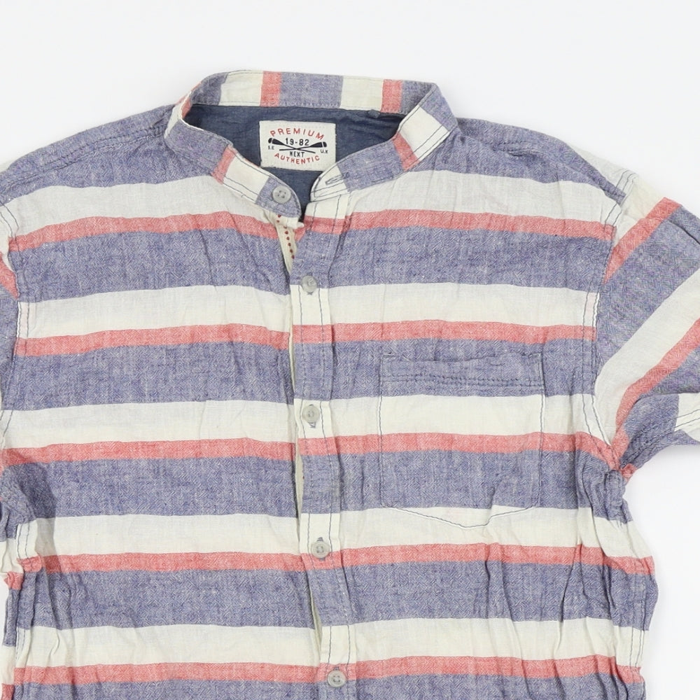 NEXT Boys Multicoloured Striped  Basic Button-Up Size 12 Years