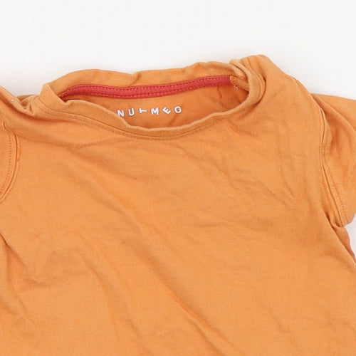 Nutmeg Boys Orange   Basic Polo Size 9-12 Months