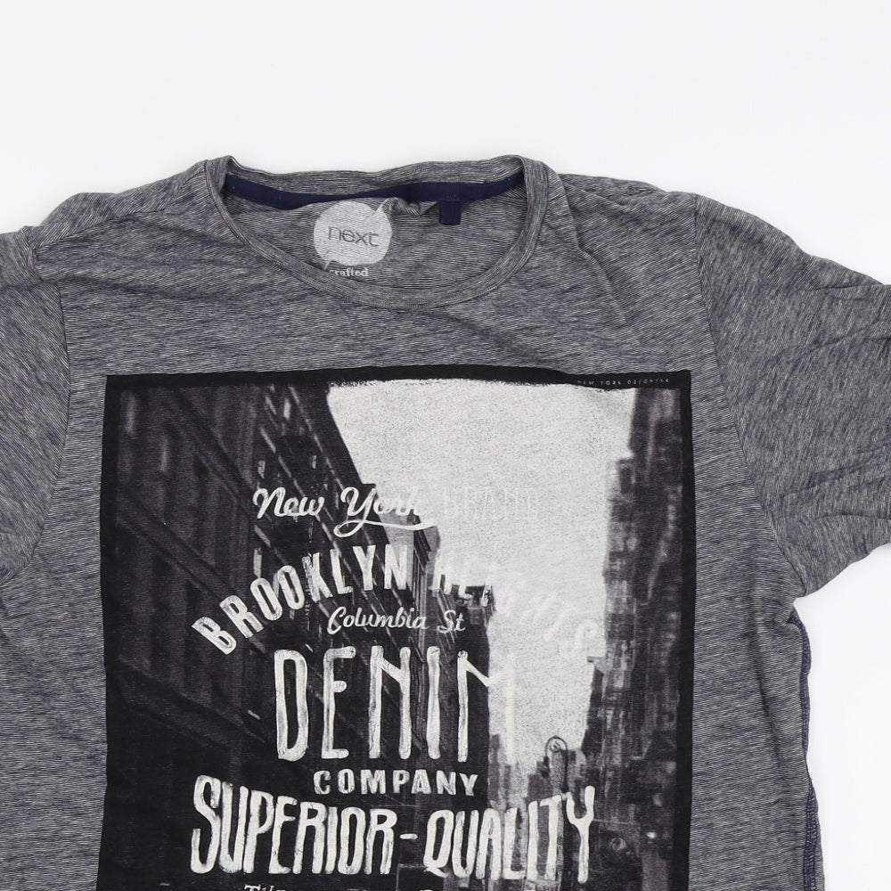 NEXT Mens Blue    T-Shirt Size S