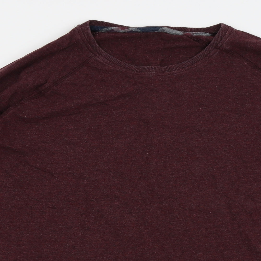 Asda George Mens Red Solid   Pyjama Top Size XL