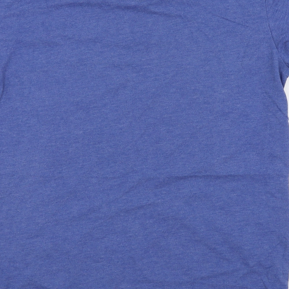 NEXT Mens Blue Houndstooth   T-Shirt Size S