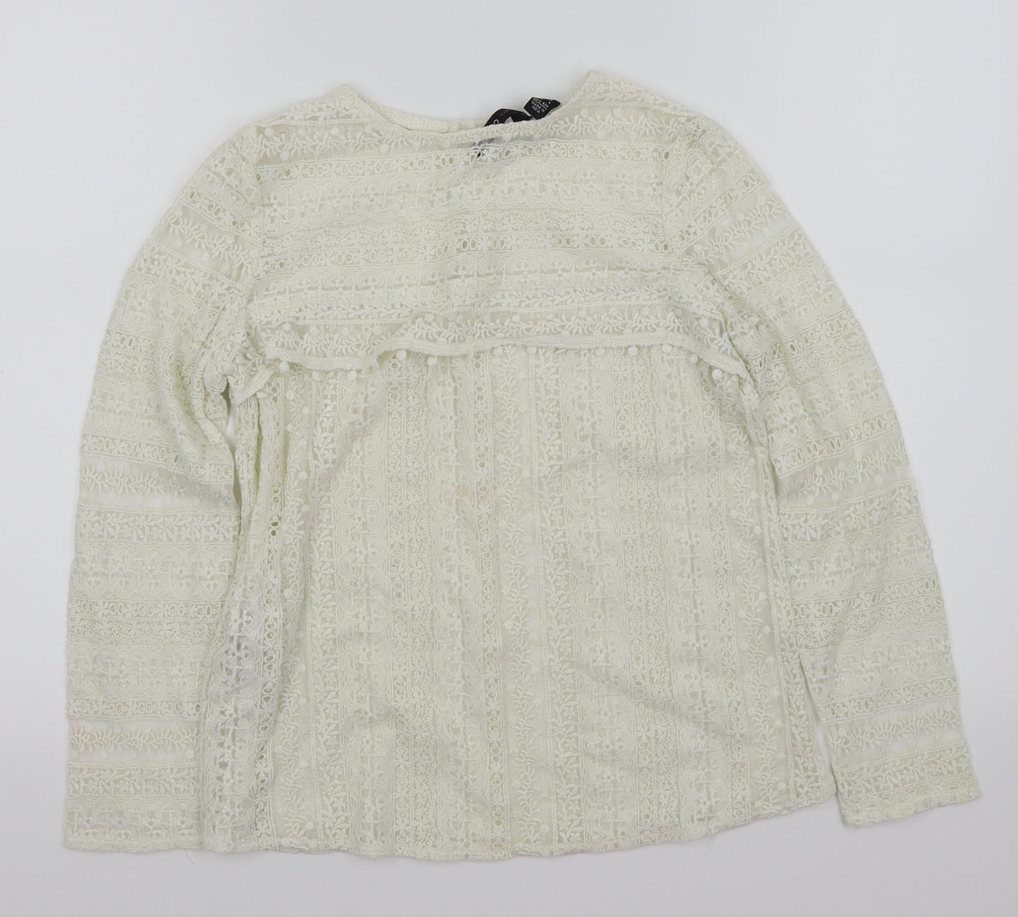 mango casual Womens White   Basic T-Shirt Size XS