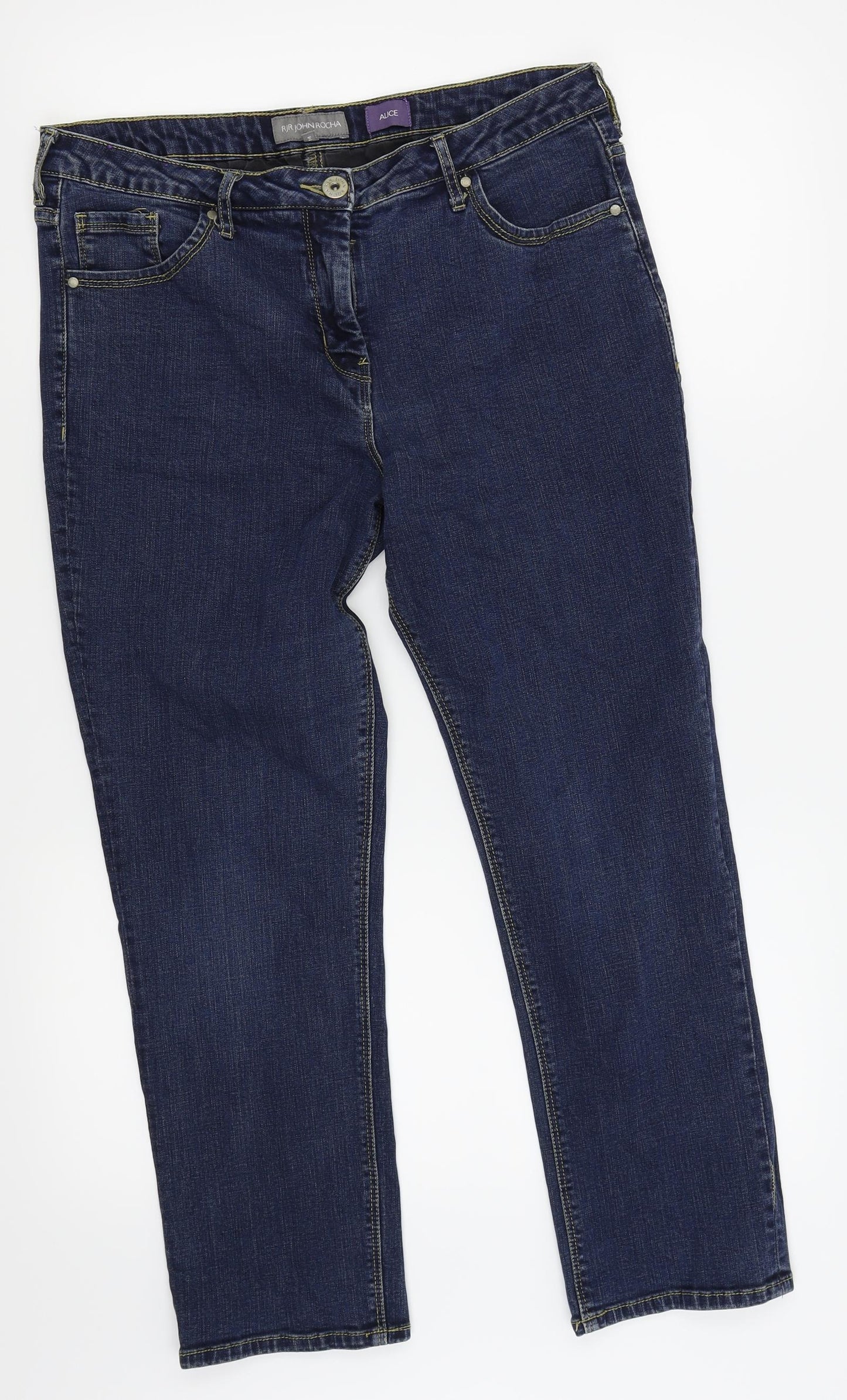 RJR.John Rocha Womens Blue   Skinny Jeans Size 14 L24 in