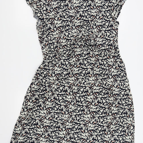 RJR.John Rocha Womens Black Floral  Fit & Flare  Size 14