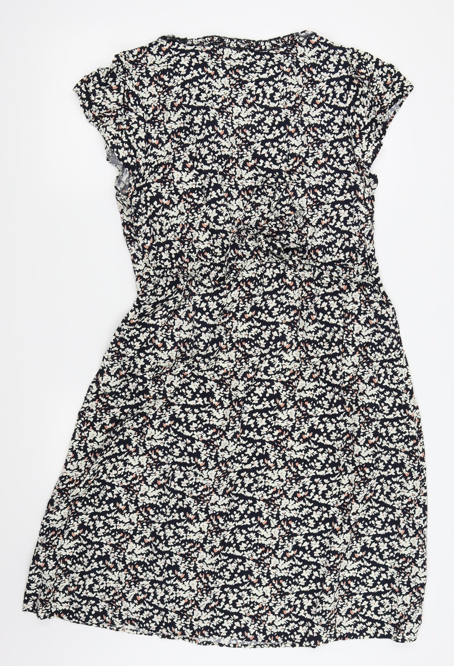 RJR.John Rocha Womens Black Floral  Fit & Flare  Size 14
