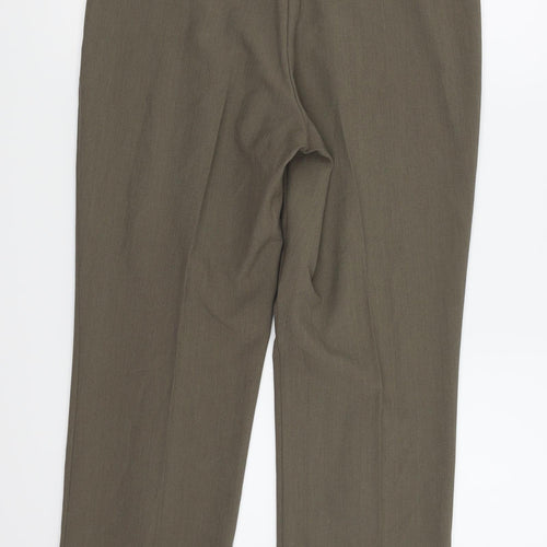 BM Womens Green   Trousers  Size 12 L24 in