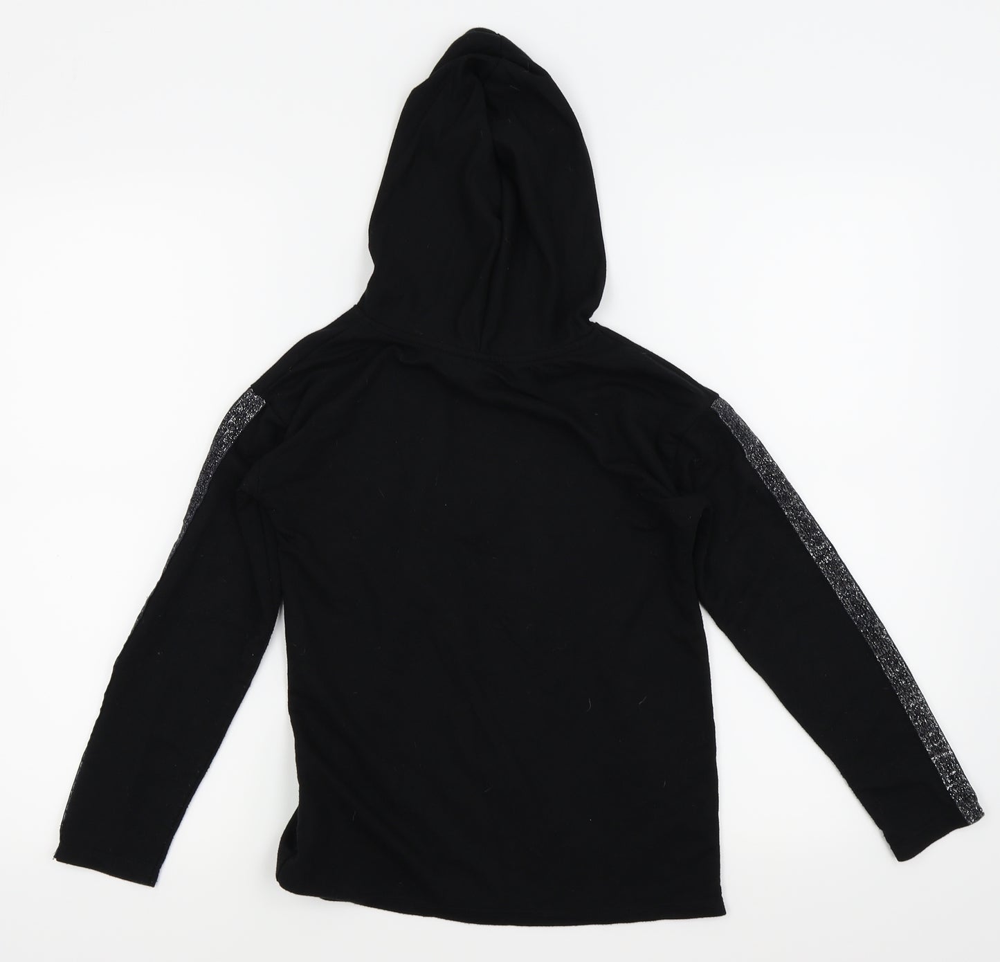 Asda George Girls Black   Basic T-Shirt Size 9-10 Years