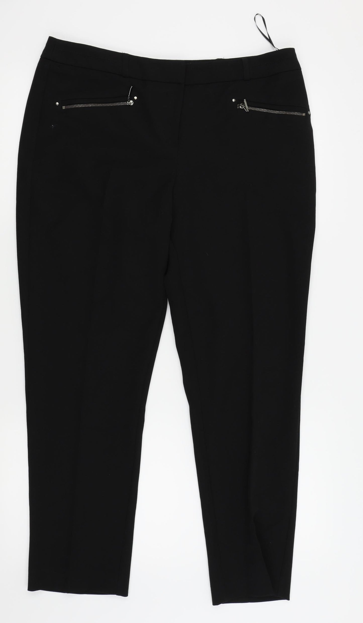 wallis petite Womens Black   Trousers  Size 14 L26 in