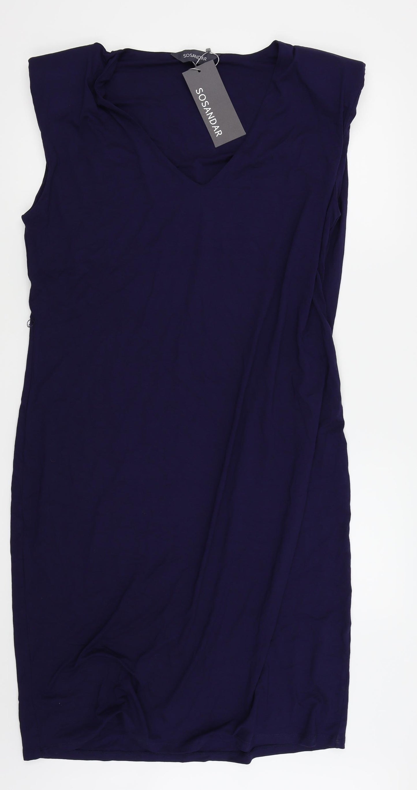 Sosandar Womens Blue   Fit & Flare  Size 18