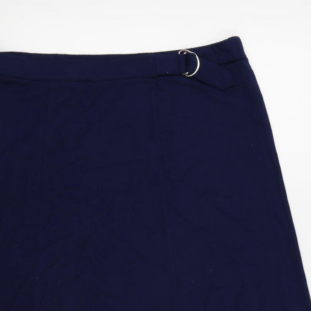 bonmarche Womens Blue   Straight & Pencil Skirt Size 16