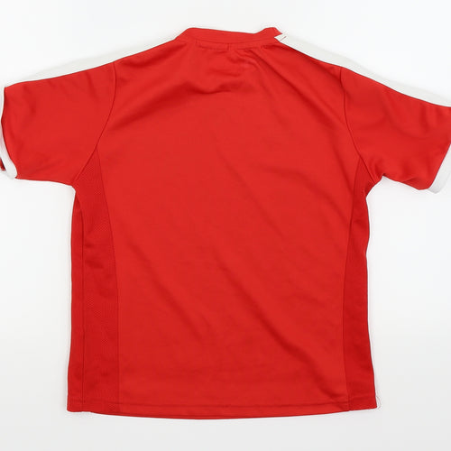 Sondico Boys Red   Basic T-Shirt Size 9-10 Years