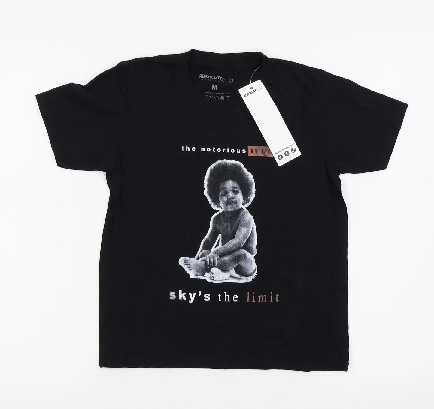 ABSOLUTE CULT Womens Black   Basic T-Shirt Size M