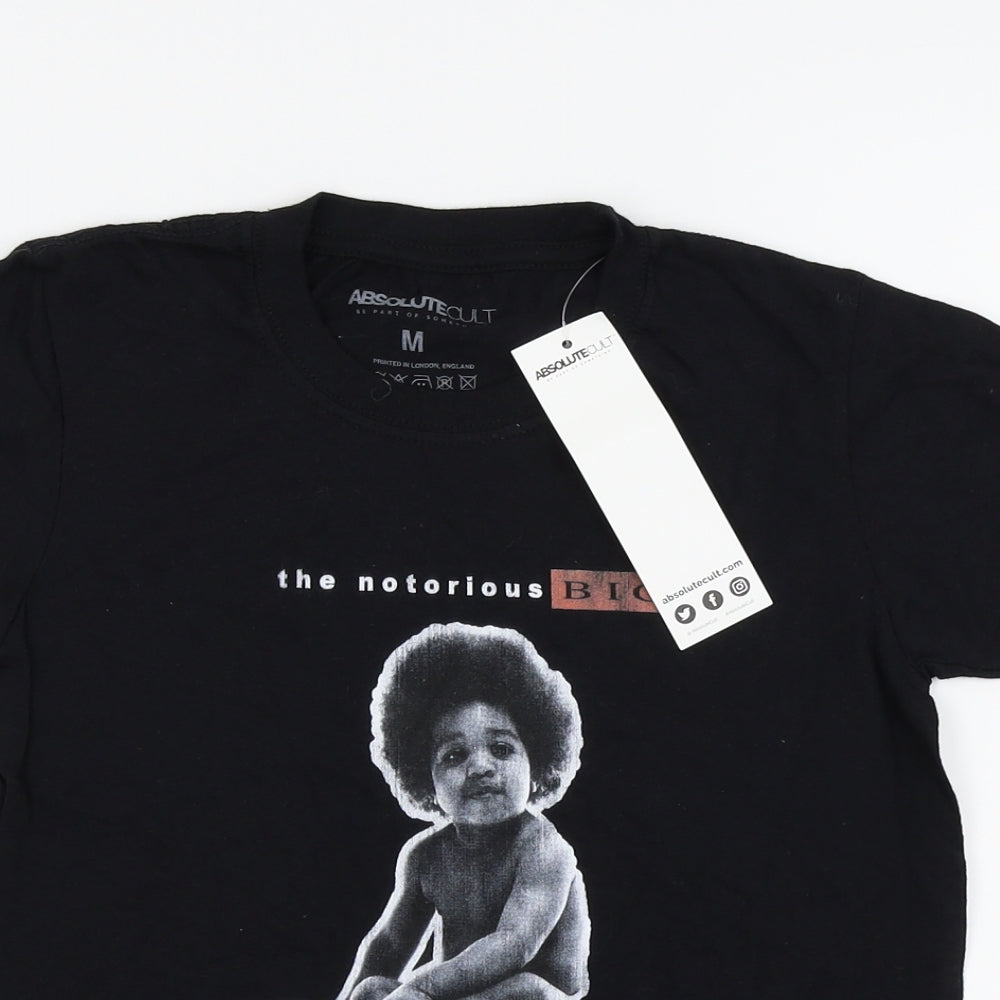 ABSOLUTE CULT Womens Black   Basic T-Shirt Size M