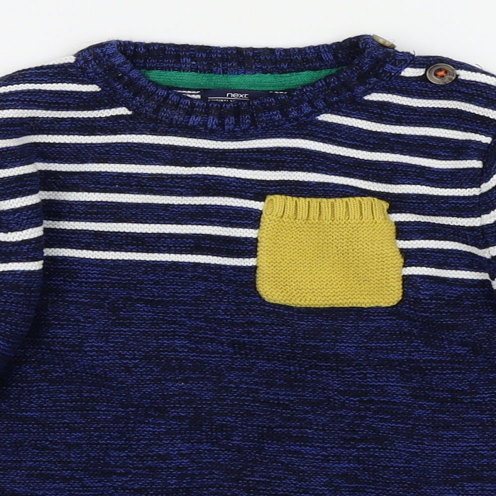 NEXT Boys Blue   Pullover Jumper Size 3-4 Years
