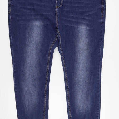denim and co Womens Blue   Straight Jeans Size 20 L25 in