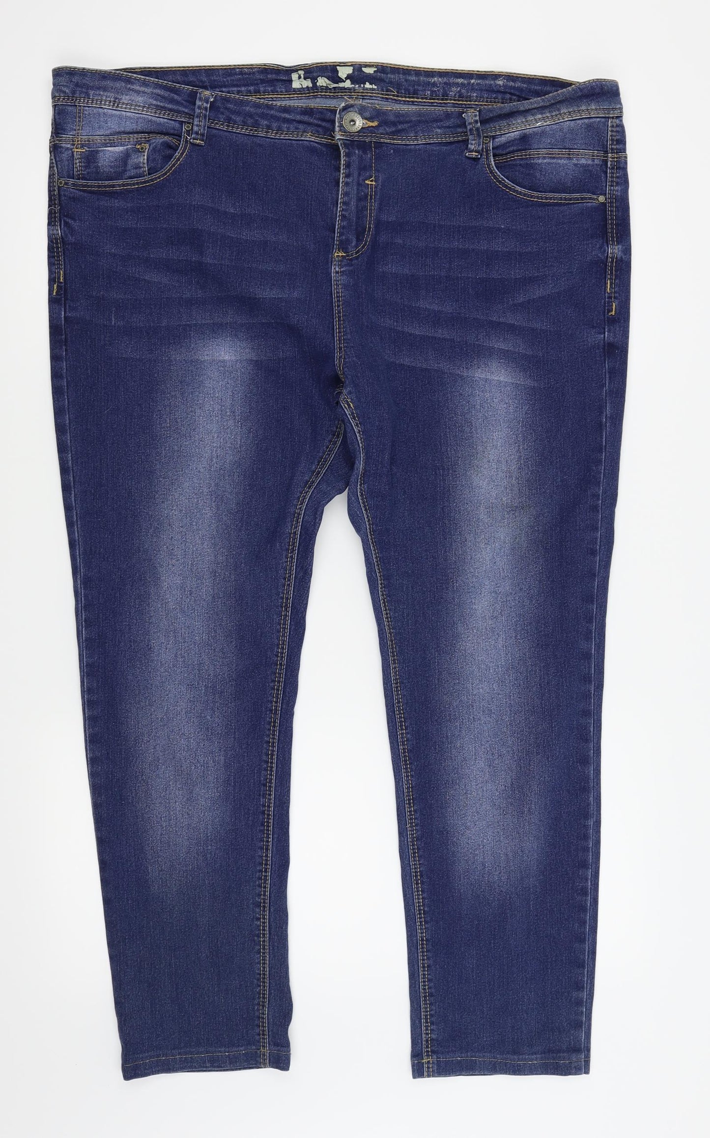 denim and co Womens Blue   Straight Jeans Size 20 L25 in