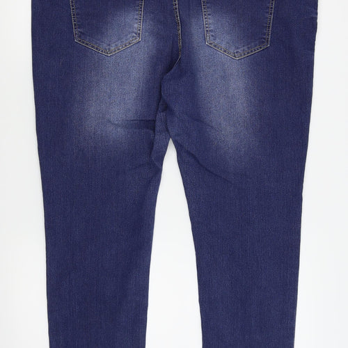denim and co Womens Blue   Straight Jeans Size 20 L25 in