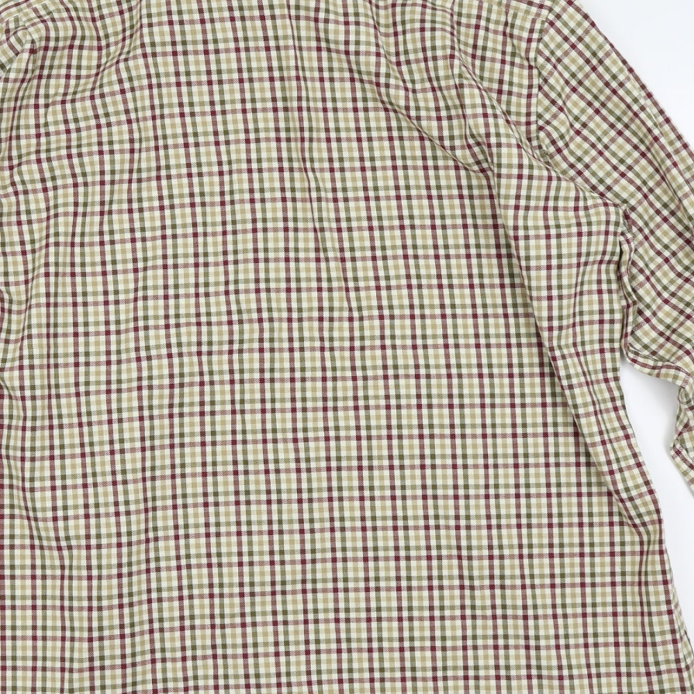 Debenhams Mens Beige Check   Dress Shirt Size 43