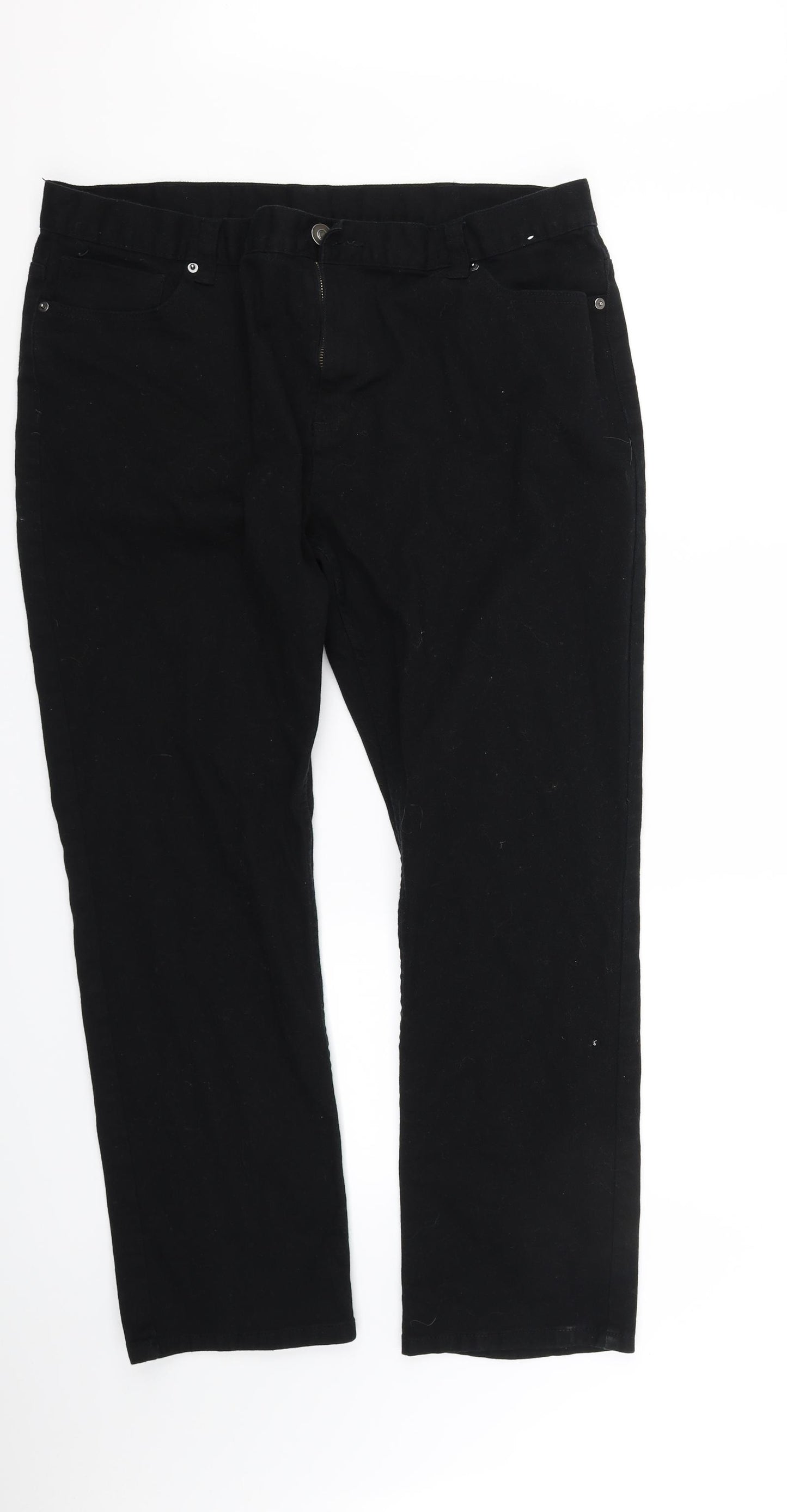 pre worn Mens Black   Straight Jeans Size M L32 in