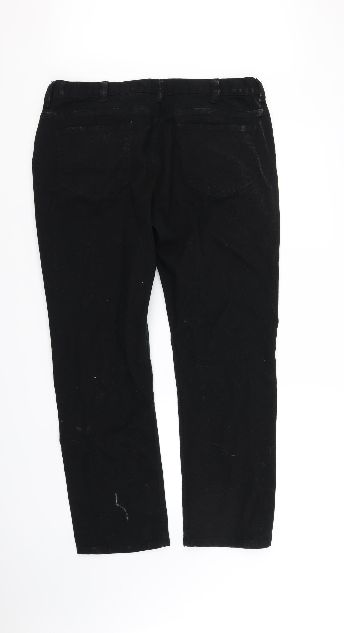 pre worn Mens Black   Straight Jeans Size M L32 in