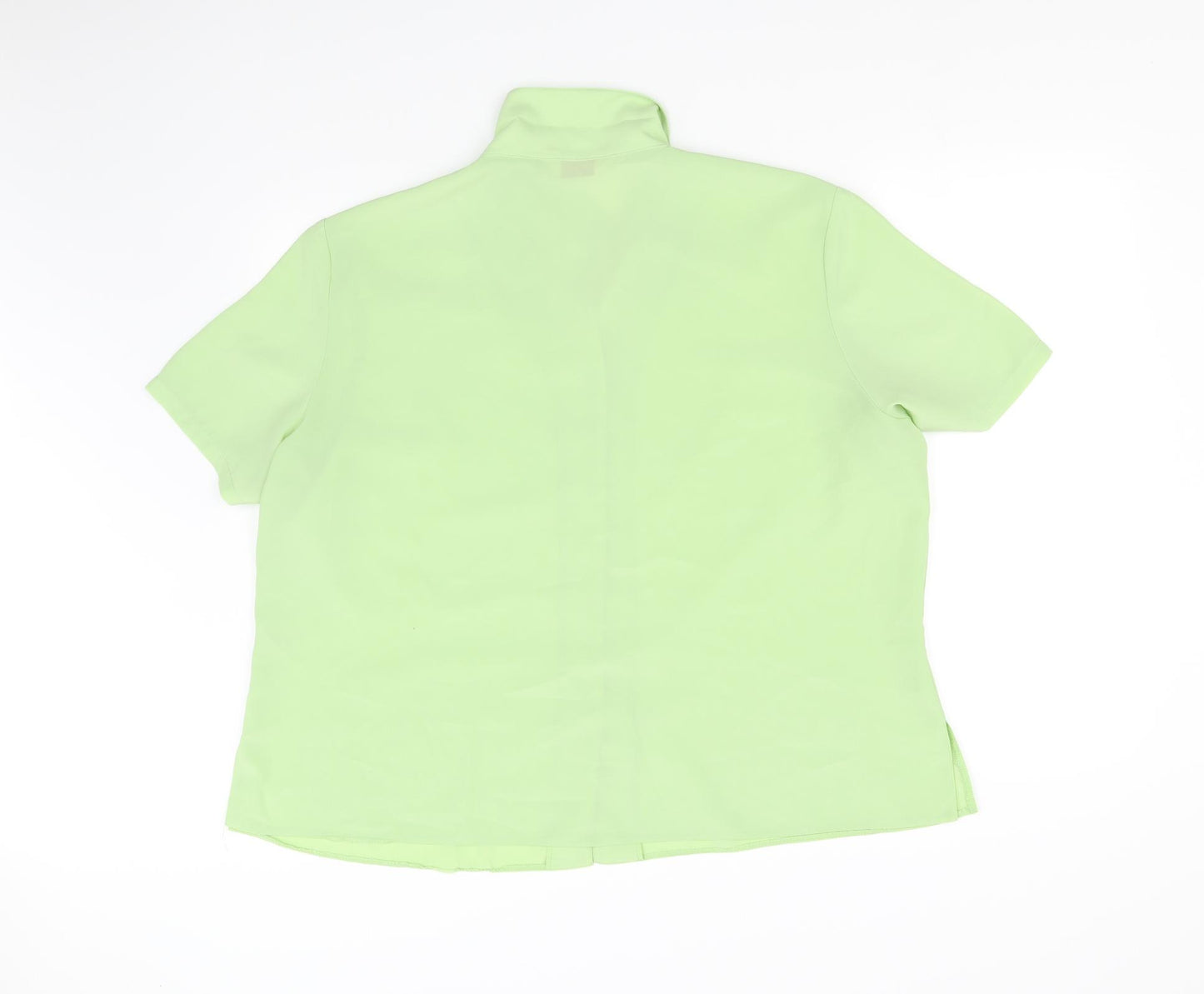 bonmarche Womens Green   Basic Button-Up Size 24